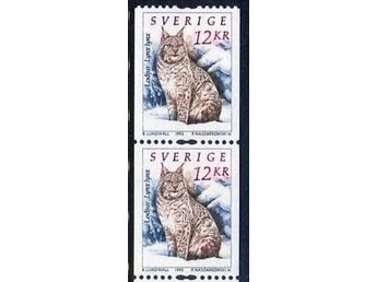 F 1777 b F1777b Lodjur Lynx par postfriskt säkerhetsperforering