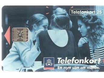 Telia Telefonkort 25 markeringar - Ett nytt sätt att mötas