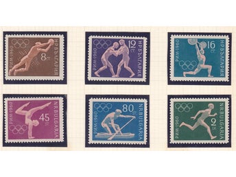 Bulgarien, Brottning, Tyngdlyftning, tandade, OS 1960, x