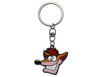 CRASH BANDICOOT CRASH METALL NYCKELRING Merchandise Merch