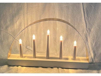 Elektrisk ljusstake med 5 ljus