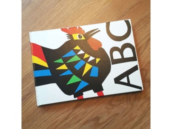 En ABC-bok, Erik Lindegren. Illustration, typografi, typsnitt, fakta. Retro.