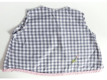 Vintage Retro RutigSomrig Unik Förklädes Klänning m brodyr Baby/Bebis 60-tal #26