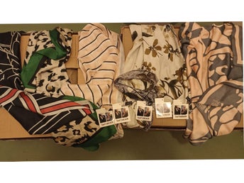 Scarves - Blandade Mönster och Färger 5 st