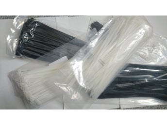 Buntband 4,8 x 250 mm - 100-pack natur/vita
