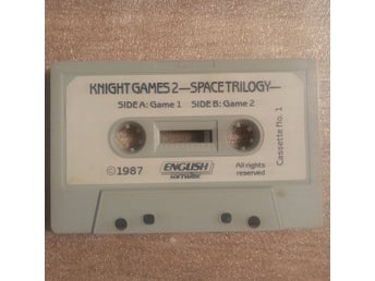 Knight Games 2 - Space Trilogy - Lös Tape ->TESTAD<- Commodore 64 / C64 Spel