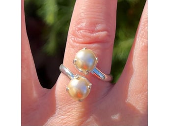 Ring, Smycken, kristall, aurora, Preciosa, Swarowski, egen design.