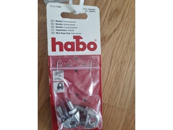 4 pkt Habo Wirelås Galvaniserad 8mm M6