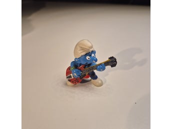Smurf med gitarr, Schleich, Peyo, 1997