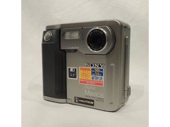 Sony Mavica MVC-FD50 – retro diskettkamera, OTESTAD