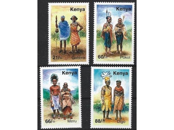 Kenya 2005 Traditionella dräkter 4v