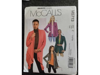 ** McCalls symönster. från US, ny o oklippt, US size L-XL **