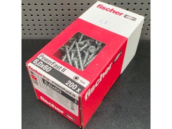 Fischer PowerFast II skruvar 6,0x60 TX30