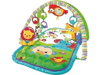 Fisher Price GXC36 - 3 i 1 musikalisk regnskog spädbarn aktivitet gym HELT NYTT