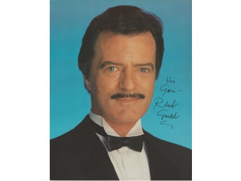 ROBERT GOULET AMERICAN SINGER AND ACTOR FRENCH-CANADIAN SIGNED AUTOGRAF FOTO
