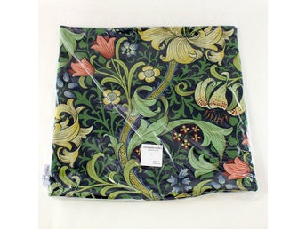 UNDERBART DUBBELSIDIGT KUDDFODRAL - WILLIAM MORRIS - GOLDEN LILY MÖRKBLÅ - 9
