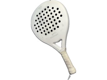 Slazenger Epic White 3K Padelracket Slazenger padel soft core 360gr Kevlar