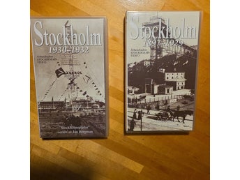 Århundradets Stockholmsvideo del 1 och 2 VHS