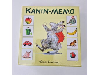 Kanin-Memo Lena Anderson Memory Game - Factory Sealed 40 Pieces