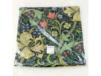 UNDERBART DUBBELSIDIGT KUDDFODRAL - WILLIAM MORRIS - GOLDEN LILY MÖRKBLÅ - 10