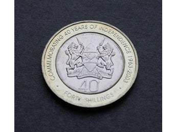 KENYA 40 Shillings 2003 aUNC - KM 33 - Jubileumsmynt