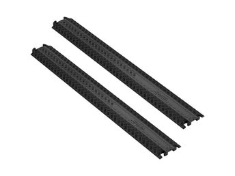 2 PCs Drop Over Cable Cover Ramp 100x13x2 cm, 907 kg/axle Load Capacity, Heavy