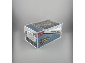 1st Akrylbox till Nya Höga Pokémon Booster Bundle display. Akrylskydd Sealed