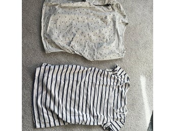 Mama Långärmad med fåglar och randig kortärmad