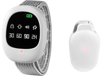 HUIOP Trådlös Sängvätningslarm med armband för Barn, Äldreomsorg, Vibration.