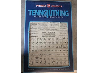 Prince August tenngjutningsset – Karoliner – gjutformar & originalkartong