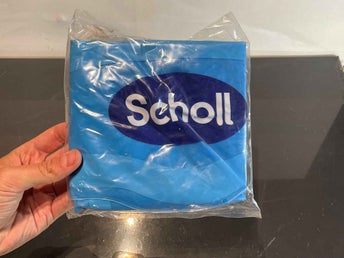 Scholl NY badring blå - i form av en snäcka