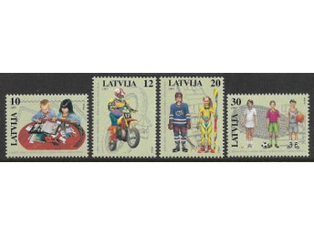 Lettland Barns fritidsaktiviteter sport Mi 459-62 xx