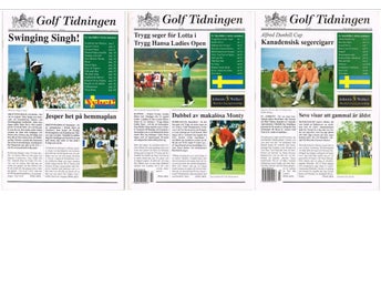 DIVERSE GOLFTIDNINGAR MM