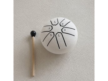 Mini Steel Tongue Drum 3 inch 6 Tone Handpan Drum