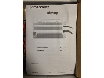 NY Primepower chAmp 12V/7A Batteriladdare