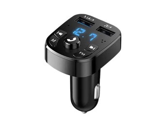 Handsfree Bluetooth för bilen - FM Bluetooth -Bil MP3-spelare med Bluetooth 5.0