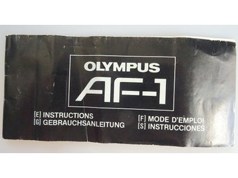 Manual för Olympus AF-1.