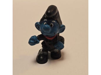 Vintage Smurf- Sotarsmurfen