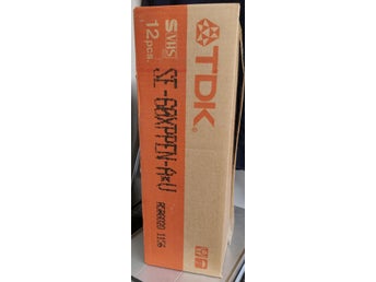 12 pack TDK S-VHS XP Pro SE-60 SVHS, NOS