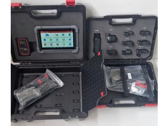 OBD2 komplett systemskanner med Non-16 Pin adaptersats, bildiagnostikverktyg