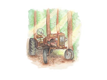Print - Traktor - A4