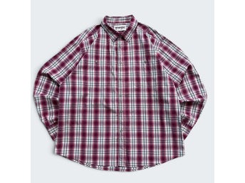 Vintage 1990s Wrangler Rugged Wear Plaid Long Sleeve Shirt