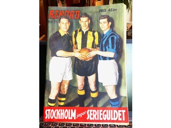 Rekord Nr 15 1956 - LAGBILD: ÖREBRO SK (Bandy)