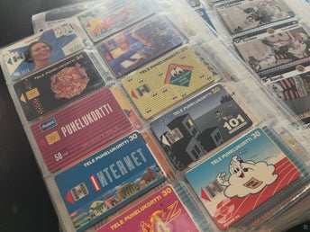 Internationella telefonkort - Storsamling - Paket 1