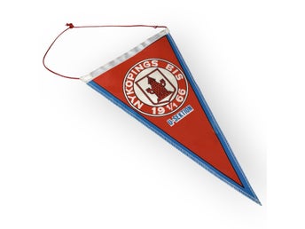 Nyköping Vintage Antik Vimpel Flagga BIS U-Sektion 1966