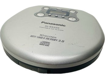 Retro Panasonic SL-SX220 Bärbar CD-spelare Portable CD Player Made in Japan
