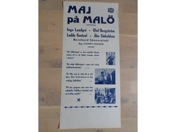 Maj på Malö. Filmaffisch från 1947.
