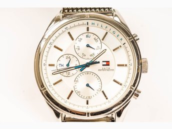 Tommy Hilfiger Mesh Silverfärgad 44mm Tommy Hilfiger Mesh Silverfärgad 44mm