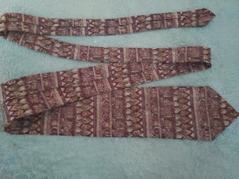 Slips 60-tal Design Baccante 100 % Polyester Längd 150,5 cm Bredd 9 cm