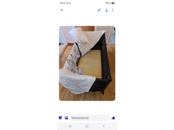 Beemoo resesäng och barnmatstol